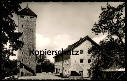 ÄLTERE POSTKARTE HEPPENHEIM BERGSTRASSE JUGENDHERBERGE STARKENBURG Brunnen Ansichtskarte AK cpa postcard