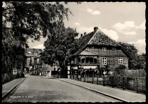 ÄLTERE POSTKARTE HITZACKER AN DER ELBE DRAWEHNER TOR ELBTALAUE Ansichtskarte AK postcard cpa