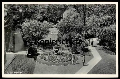 ALTE POSTKARTE KÖLN GEORGSPLATZ 10-12 HEIM UNSERER LIEBEN FRAU TEIL DES GARTENS Park garden Ansichtskarte cpa postcard