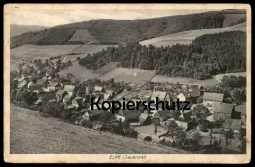 ALTE POSTKARTE ELPE SAUERLAND PANORAMA GESAMTANSICHT OLSBERG Ansichtskarte cpa AK postcard