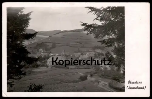 ALTE POSTKARTE OBERELSPE SAUERLAND LENNESTADT 1946 PANORAMA Ansichtskarte AK cpa postcard