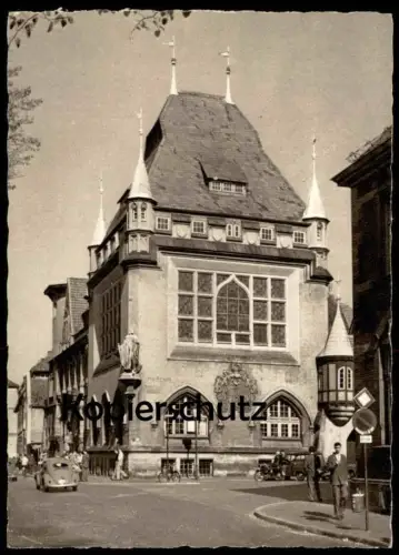 ÄLTERE POSTKARTE CELLE VATERLÄNDISCHES MUSEUM VW KÄFER Volkswagen Auto Motorrad Ansichtskarte AK cpa postcard