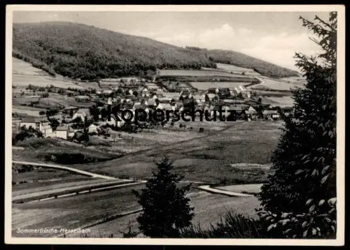 ALTE POSTKARTE SOMMERFRISCHE HESSELBACH PANORAMA WITTGENSTEIN BAD LAASPHE Ansichtskarte AK cpa postcard