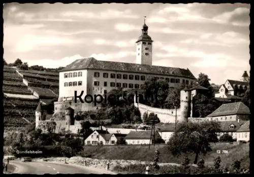 ÄLTERE POSTKARTE GUNDELSHEIM SCHLOSS HORNEGG PANORAMA castle chateau Ansichtskarte AK postcard cpa
