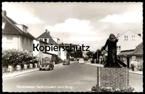 ÄLTERE POSTKARTE OSTSEEBAD KELLENHUSEN AM RING VOLKSWAGEN VW KÄFER Ansichtskarte AK cpa postcard