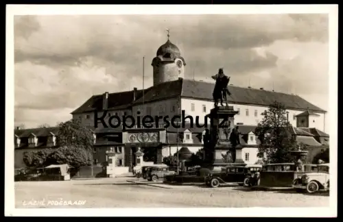 ALTE POSTKARTE LÁZNE PODEBRADY OLDTIMER BAD PODIEBRAD czech republic Tschechische Republik Ansichtskarte postcard cpa AK