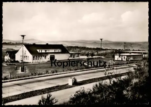 ÄLTERE POSTKARTE HOTEL AUTOBAHN-RASTHAUS FERNTAL ÜBER LINZ ASBACH FERNTHAL AUTOHOF RASTSTÄTTE highway motorway autoroute