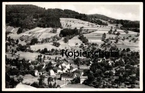 ALTE POSTKARTE SCHLIERBACH ODENWALD PANORAMA GASTHAUS UND PENSION ZUM RÖMISCHEN KAISER Ansichtskarte AK cpa postcard