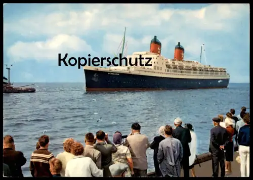 ÄLTERE POSTKARTE WEDEL-SCHULAU HAFEN DAMPFER HANSEATIC PASSAGIERSCHIFF Schiff ship bateau steamer port postcard AK cpa