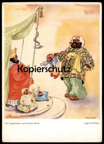 ALTE POSTKARTE MÄRCHEN DER KLEINE MUCK INGE HOF-KLEIN the small muck fairy tale Ansichtskarte AK cpa postcard