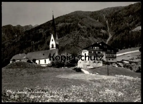 ÄLTERE POSTKARTE GIACOMO VAL AURINA ST. JAKOB AHRNTAL JACOB Italia Italien Ansichtskarte AK postcard cpa