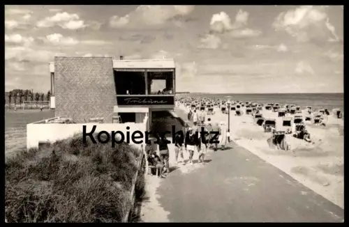 ÄLTERE POSTKARTE OSTSEEBAD DAHME IN HOLSTEIN TRIBÜNE STRANDPROMENADE Promenade Strand Ostsee Ansichtskarte postcard cpa