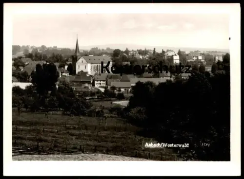 ALTE POSTKARTE ASBACH WESTERWALD PANORAMA GESAMTANSICHT Kreis Neuwied Ansichtskarte AK cpa postcard