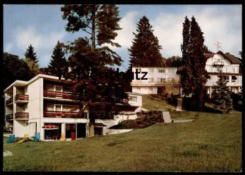 ÄLTERE POSTKARTE BADENWEILER HOTEL RITTER LIEGEWIESE LIEGESTÜHLE SONNENSCHIRM Schwarzwald Ansichtskarte AK cpa postcard