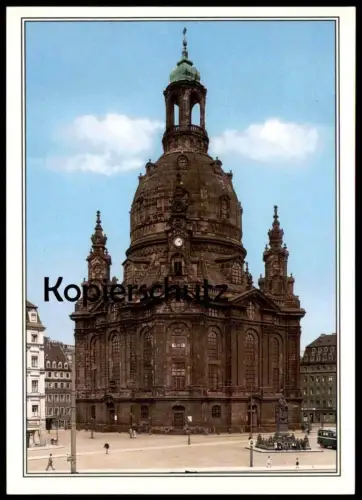 ÄLTERE POSTKARTE DRESDEN WIE ES EINMAL WAR FRAUENKIRCHE Kirche Ansichtskarte AK postcard cpa