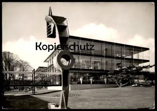 ÄLTERE POSTKARTE WELTAUSSTELLUNG BRÜSSEL PAVILLON D'ALLEMAGNE DEUTSCHLAND GERMANY DUITSLAND Ansichtskarte cpa