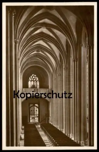 ALTE POSTKARTE MEISSEN IN SACHSEN DOM MITTTELSCHIFF AUS DEM BILDWERK VON JULIUS SCHUBERT Ansichtskarte AK postcard cpa