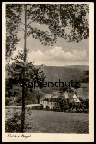 ALTE POSTKARTE LAUTER IM ERZGEBIRGE SACHSEN PANORAMA LAUTER-BERNSBACH Ansichtskarte AK cpa postcard