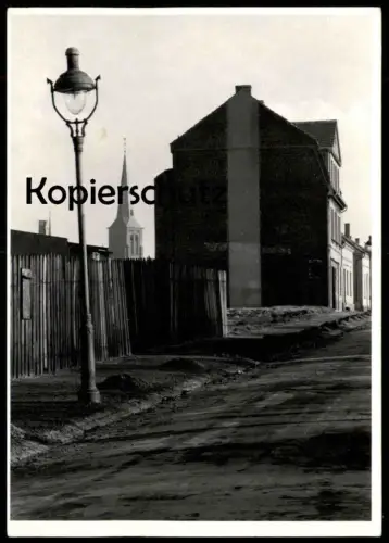 ÄLTERE REPRO POSTKARTE STRASSE IN OBERHAUSEN 1932 ALBERT RENGER-PATZSCH REPRODUKTION LAMPE AK postcard Ansichtskarte