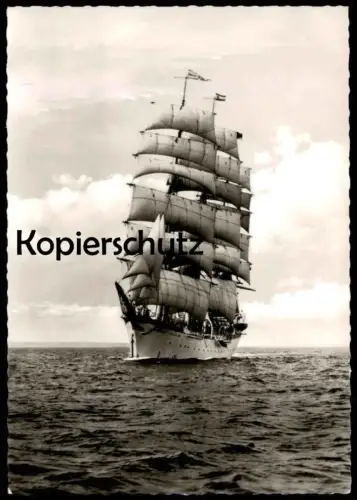 ÄLTERE POSTKARTE SCHULSCHIFF DEUTSCHLAND Segelschiff Schiff Segel clipper sailing ship cpa photo postcard Ansichtskarte