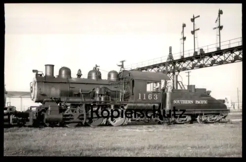ALTE ORIGINAL POSTKARTE DAMPFLOK 1163 SOUTHERN PACIFIC LINES USA LOKOMOTIVE locomotive à vapeur steam train postcard AK