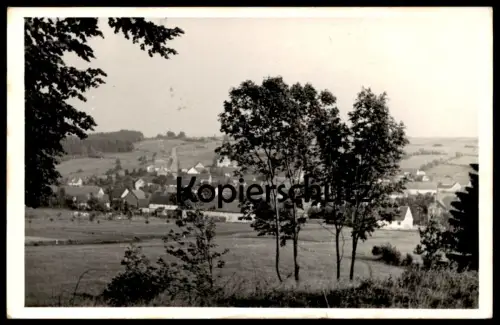 ALTE POSTKARTE LANZENHAIN IM VOGELSBERG PANORAMA HERBSTEIN HESSEN Ansichtskarte AK cpa postcard