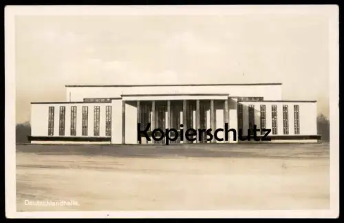 ALTE POSTKARTE BERLIN CHARLOTTENBURG DEUTSCHLANDHALLE AUSSENANSICHT HALLE Ansichtskarte AK cpa postcard