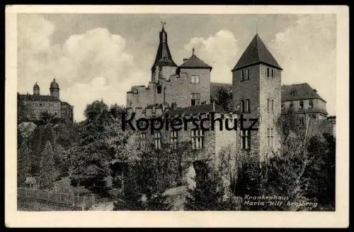 ALTE POSTKARTE BENSBERG KRANKENHAUS MARIA-HILF 1937 HOSPITAL KLINIK BERGISCH GLADBACH Ansichtskarte AK cpa postcard