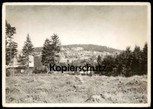 ALTE POSTKARTE OBERHOF THÜRINGEN PANORAMA VERLAG PHOTO GEBHARDT OBERHOF Ansichtskarte AK cpa postcard