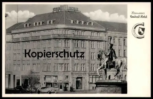 ALTE POSTKARTE HANNOVER CENTRAL-HOTEL Centralhotel Ansichtskarte AK postcard cpa