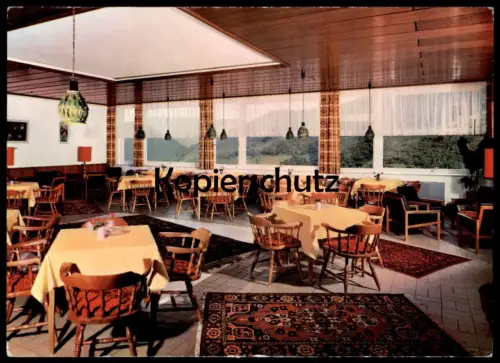 ÄLTERE POSTKARTE BAD BERTRICH WALD-HOTEL CAFÉ MARIENHÖHE DIÄT-VERPFLEGUNG BESITZER W. KOHL Ansichtskarte cpa postcard