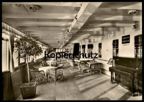 ÄLTERE POSTKARTE M.S. BERLIN NORDDEUTSCHER LLOYD VERANDA I. KLASSE LIVBAT LIFEBOAT RETTUNGSBOOT MS Schiff ship postcard