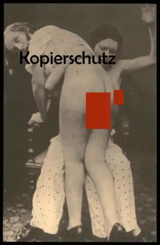 ÄLTERE REPRO ? POSTKARTE AKT NACKTE FRAU EROTIK POPO eroticism femme nus nude woman bottom nudity postcard