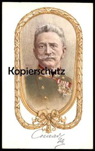 ALTE KÜNSTLER POSTKARTE FRANZ CONRAD VON HÖTZENDORF OFFIZIER ÖSTERREICH UNGARN AUGUST PATEK Militär Ansichtskarte AK cpa