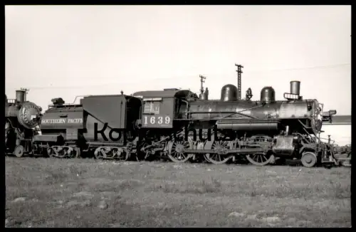 ALTE ORIGINAL POSTKARTE DAMPFLOK 1639 SOUTHERN PACIFIC LINES USA LOKOMOTIVE locomotive à vapeur steam train postcard AK