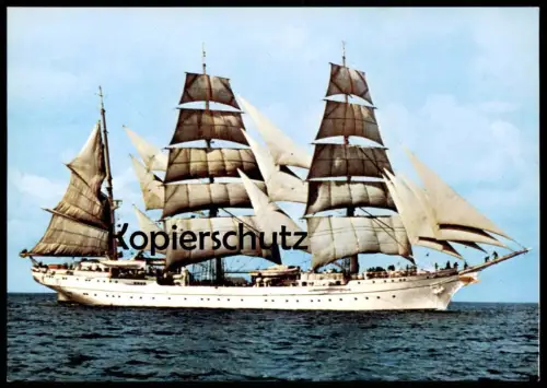 ÄLTERE POSTKARTE SEGELSCHULSCHIFF GORCH FOCK 1700 TONNEN SEGELSCHIFF Schiff sailing ship Ansichtskarte AK cpa postcard