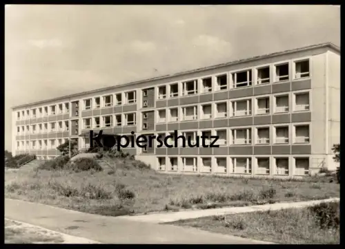 ÄLTERE POSTKARTE ELSTERWERDA JOHANNES-DIECKMANN-OBERSCHULE SCHULE Ansichtskarte postcard cpa