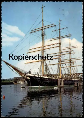 ÄLTERE POSTKARTE BREMEN SCHULSCHIFF DEUTSCHLAND Segelschiff Schiff clipper sailing ship cpa photo postcard Ansichtskarte