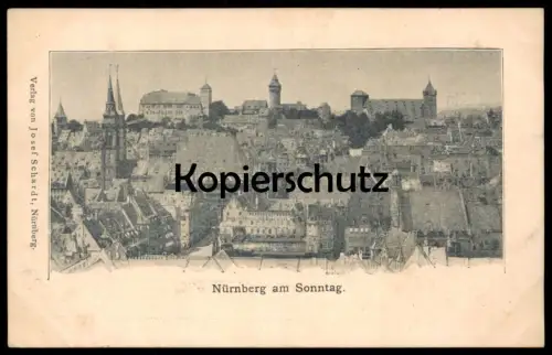 ZWEI ALTE POSTKARTEN NÜRNBERG AM WOCHENTAG & NÜRNBERG AM SONNTAG RAUCH INDUSTRIE UMWELT EMISSION Postkarte postcard cpa