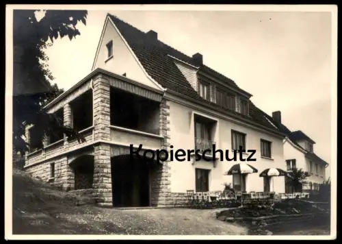 ALTE POSTKARTE KLEINALMERODE HOTEL PENSION RICHARD KURTH WITZENHAUSEN HESSEN Ansichtskarte AK postcard cpa