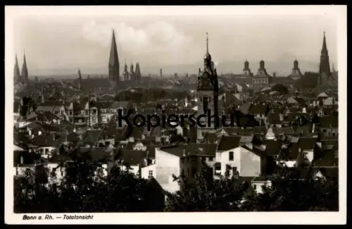 ALTE POSTKARTE BONN AM RHEIN TOTALANSICHT PANORAMA BONNER MÜNSTER UNIVERSITÄT Ansichtskarte postcard AK cpa