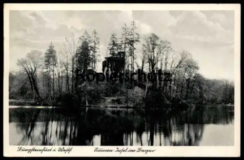 ALTE POSTKARTE BURGSTEINFURT RUINEN INSEL IM BAGNO BAGNOGASTSTÄTTE GATHMANN RUINE TURMRUINE Steinfurt AK cpa postcard
