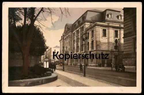 ALTE POSTKARTE BERLIN BIBLIOTHEK DES KUNSTGEWERBE-MUSEUMS Schild Einfahrt Library Bibliotheque Ansichtskarte AK postcard