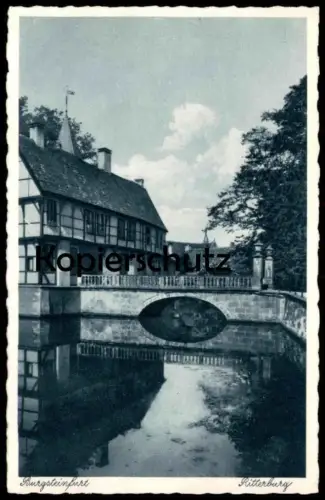 ALTE POSTKARTE BURGSTEINFURT RITTERBURG GRÄFTE SCHLOSS FÜRST ZU BENTHEIM UND STEINFURT Ansichtskarte AK cpa postcard