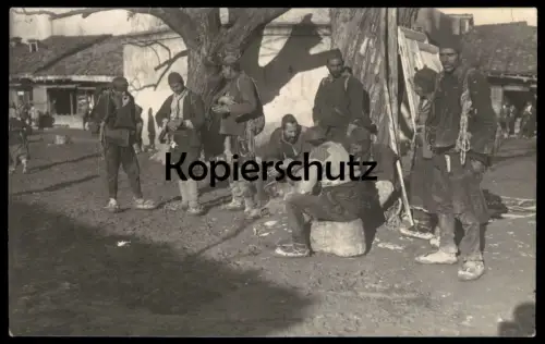 ALTE FOTO POSTKARTE MAZEDONIEN 1917 Volksgruppe Sinti Roma ? Macedoine Macedonia gypsy ? cpa AK Ansichtskarte postcard