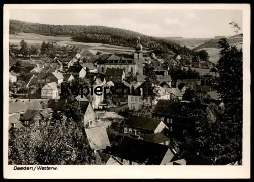 ÄLTERE POSTKARTE DAADEN WESTERWALD PANORAMA Gesamtansicht Ansichtskarte AK cpa postcard