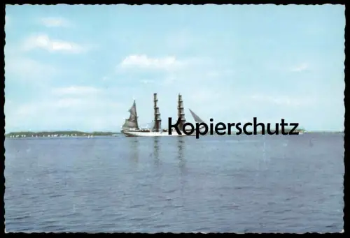 ÄLTERE POSTKARTE GORCH FOCK VOR LABOE SEGELSCHULSCHIFF Schulschiff Schiff Segelschiff sailing ship AK cpa postcard