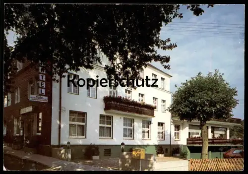 ÄLTERE POSTKARTE HARDERT KREIS NEUWIED CAFÉ RESTAURANT ZUR LINDE W. SCHWIEGER MITTELSTRASSE 27 Rengsdorf-Waldbreitbach