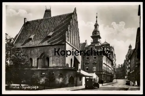 ALTE POSTKARTE PRAHA SYNAGOGE ALTNEU SYNAGOGUE JEW JEWISH JUDAICA JUDAIKA PRAG cpa postcard AK Ansichtskarte