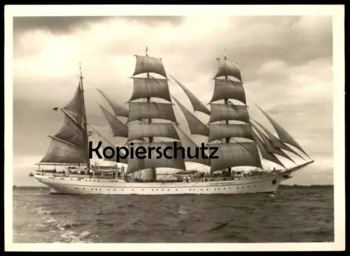 ALTE POSTKARTE SEGELSCHULSCHIFF GORCH FOCK SEGELSCHIFF Marine Schiff sailing ship Ansichtskarte AK postcard cpa